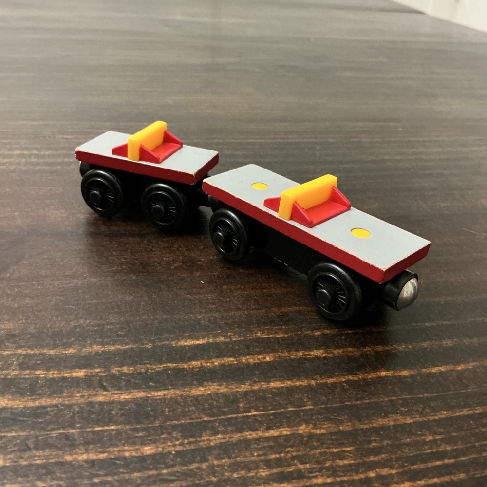 Thomas & Friends Wooden Railway Rocky's Front and Back Car Learning Curve 2009